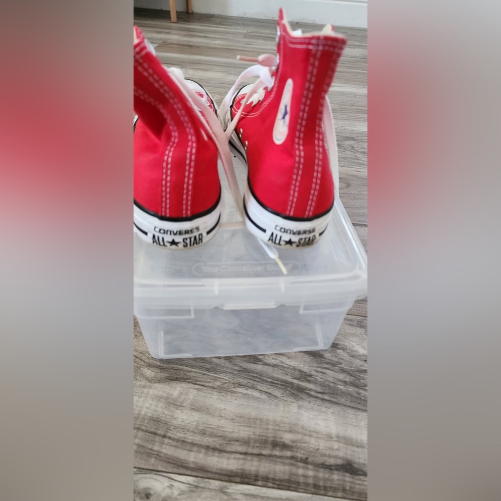 Converse Classic Red Canvas Sneakers - Picture 6 of 6